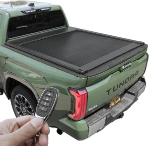 Syneticusa ER Power Retract Hard Tonneau Cover Fits 2022-2025 Tundra 5'6" (66.7”) Truck Bed Retractable Waterproof T-Slot Rails
