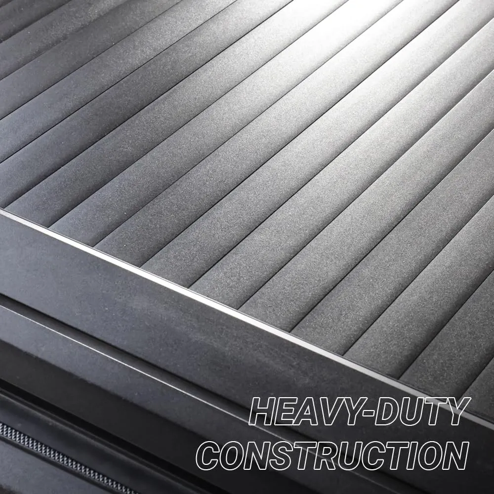 Syneticusa ER Power Retract Hard Tonneau Cover Fits 2022-2025 Tundra 5'6" (66.7”) Truck Bed Retractable Waterproof T-Slot Rails