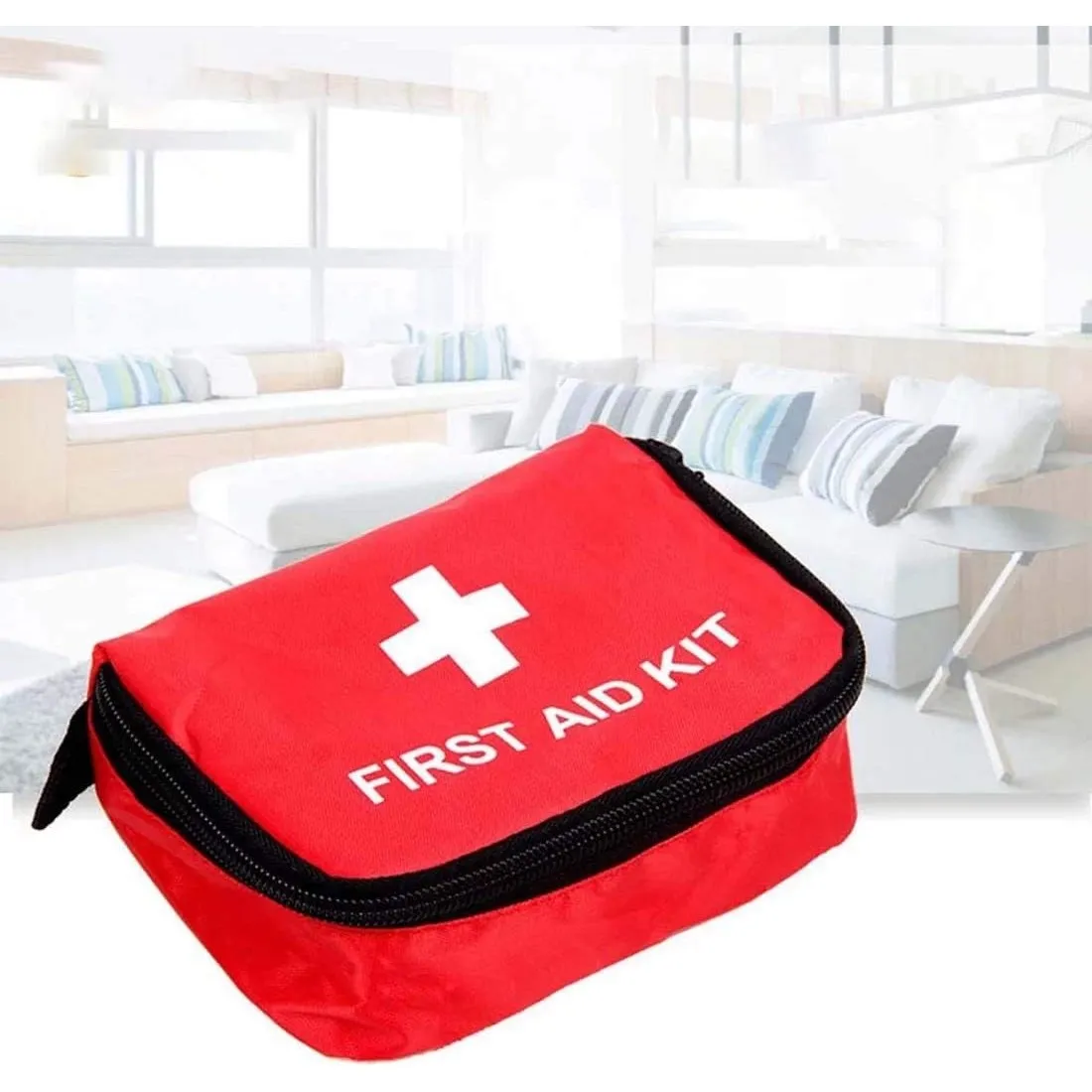 SYOSI First Aid Kit, 9-piece Small Emergency Kit Set Outdoor Family Car Gift High-density ripstop easy pick and place items for Travel, Home, Office, Vehicle, Camping, Workplace & Outdoor