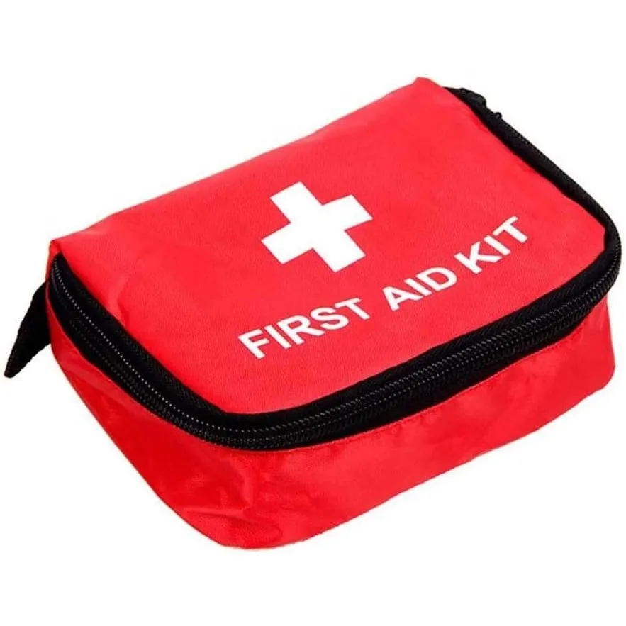 SYOSI First Aid Kit, 9-piece Small Emergency Kit Set Outdoor Family Car Gift High-density ripstop easy pick and place items for Travel, Home, Office, Vehicle, Camping, Workplace & Outdoor