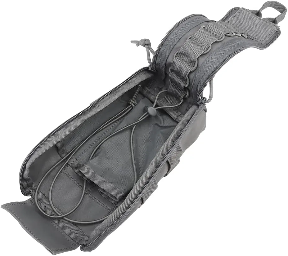Tactical Medical First Aid Kit Military MOLLE Bag Waist Belt Pouch Quick Response Hunting Vest Bag First Aid Pack B