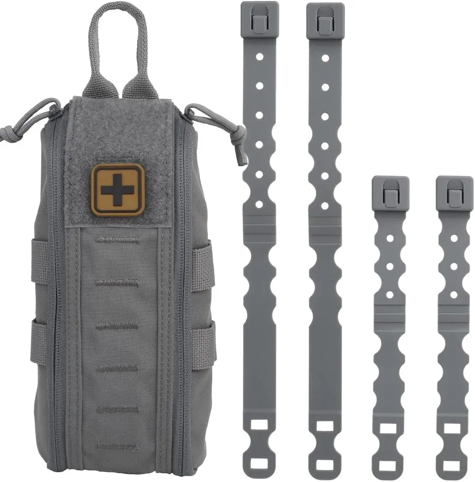 Tactical Medical First Aid Kit Military MOLLE Bag Waist Belt Pouch Quick Response Hunting Vest Bag First Aid Pack B