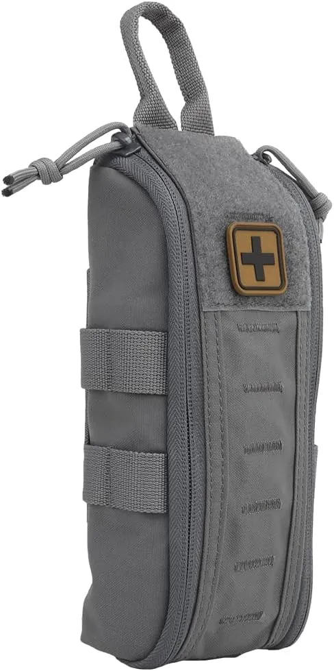 Tactical Medical First Aid Kit Military MOLLE Bag Waist Belt Pouch Quick Response Hunting Vest Bag First Aid Pack B