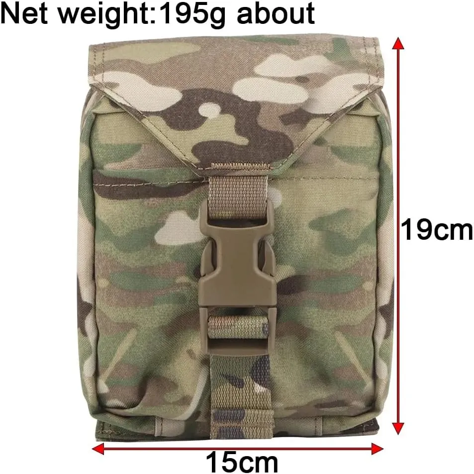 Tactical Pouch Quick Deployment Medical First Aid Pouch Rip-Away Panel Survival Safety Outdoor Sport Hiking Hunting Bag