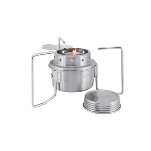 Tatonka Stove set multifuel outdoor burner kit stainless steel compact pot stand