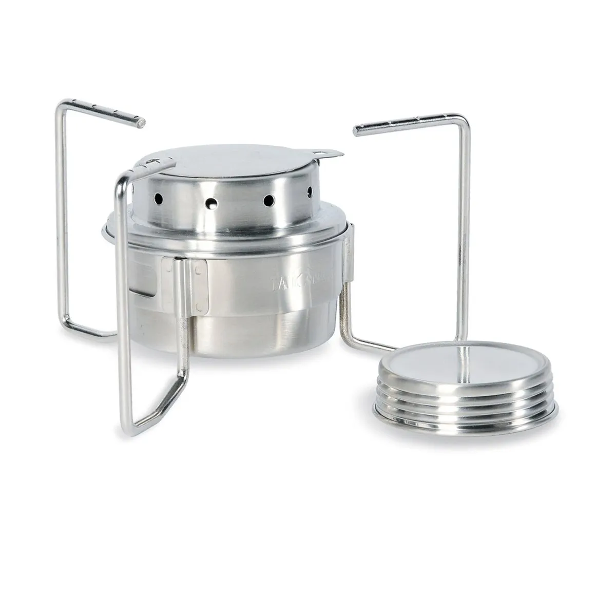 Tatonka Stove set multifuel outdoor burner kit stainless steel compact pot stand