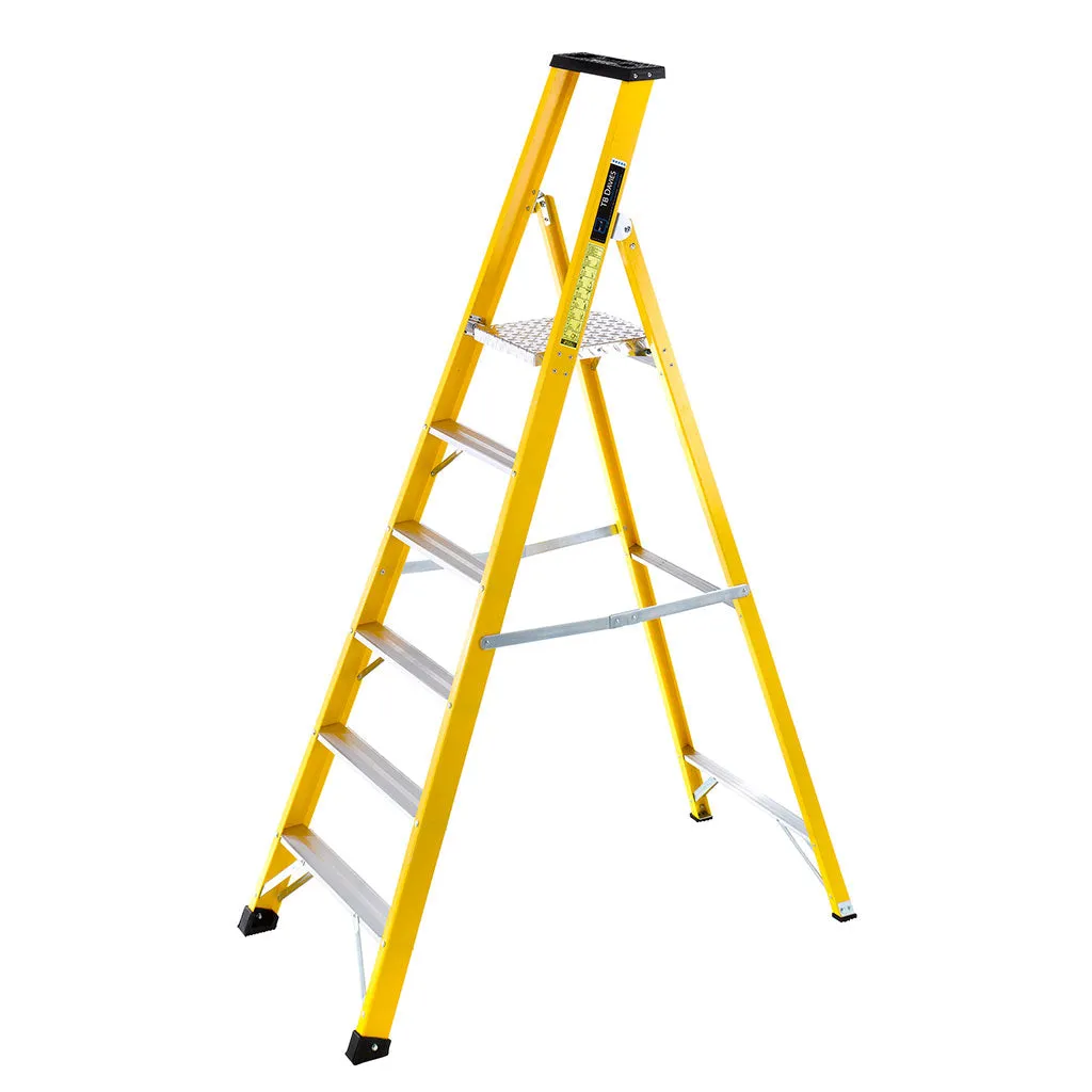 TB Davies Fibreglass Platform Step Ladder - 5 Tread