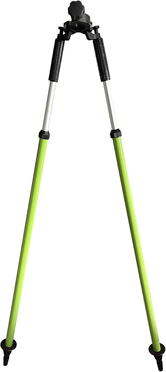 Telescopic Bipod GPS Rover Rod Bipod for RTK GNSS Total Station, Mini Prism Pole Bipod Monopods Surveying