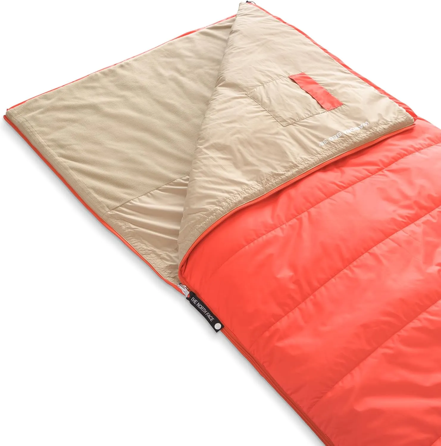 THE NORTH FACE Sleeping-Bags Wawona Bed 35 Sleeping Bag | Rectangular 35F / 2C Insulated Camping Sleeping Bag, Synthetic Insulation, Water Repellent