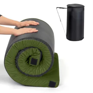Thick Memory Foam Camping Mattress Sleeping Pad Car/Tent/Cot Portable Floor  Bag