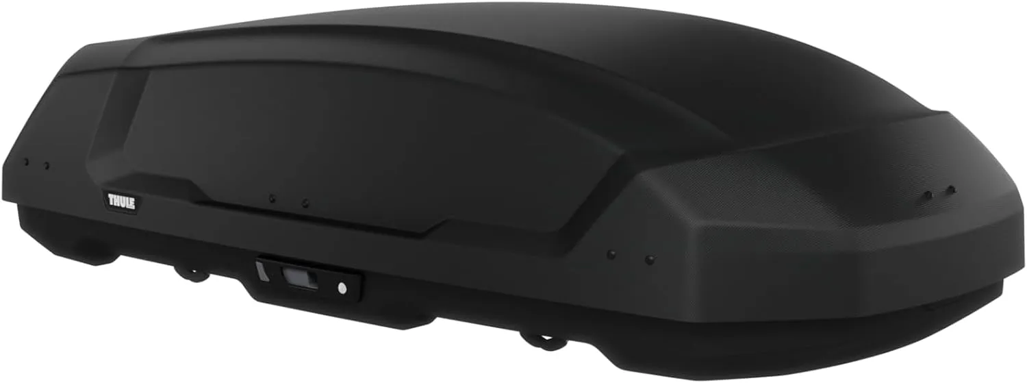Thule Force 3 - Size M - 14 cu ft - Aerodynamic roof Mounted Box - Dual-Sided Opening with Locks - Tool-Free Install - Weatherproof Design - for SUVs, Trucks, Cars, EVs and More