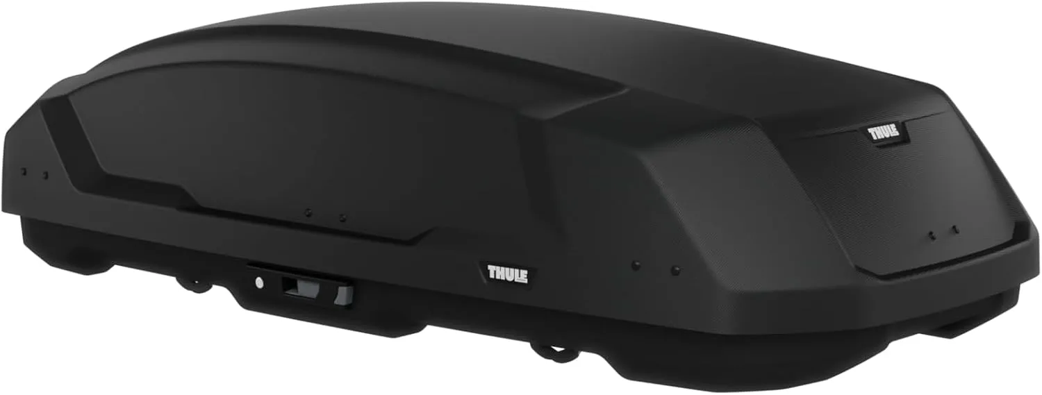 Thule Force 3 - Size M - 14 cu ft - Aerodynamic roof Mounted Box - Dual-Sided Opening with Locks - Tool-Free Install - Weatherproof Design - for SUVs, Trucks, Cars, EVs and More