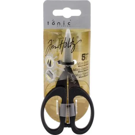 Tim Holtz Mini Snips 5-inch Tonic Scissors - Kushgrip - TTS0816E