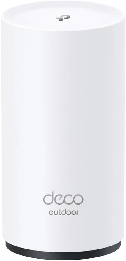 TP-Link AX1800 Dual-Band Wi-Fi 6 Outdoor Mesh WiFi Extender Unit Deco X20-Outdoor (1-Pack) | Up to 2,200 sq.ft | 2 Gigabit PoE  Ports, Waterproof | HomeShield | 3 Mounting Options | Secure by Design