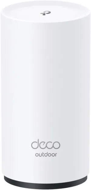 TP-Link AX1800 Dual-Band Wi-Fi 6 Outdoor Mesh WiFi Extender Unit Deco X20-Outdoor (1-Pack) | Up to 2,200 sq.ft | 2 Gigabit PoE  Ports, Waterproof | HomeShield | 3 Mounting Options | Secure by Design