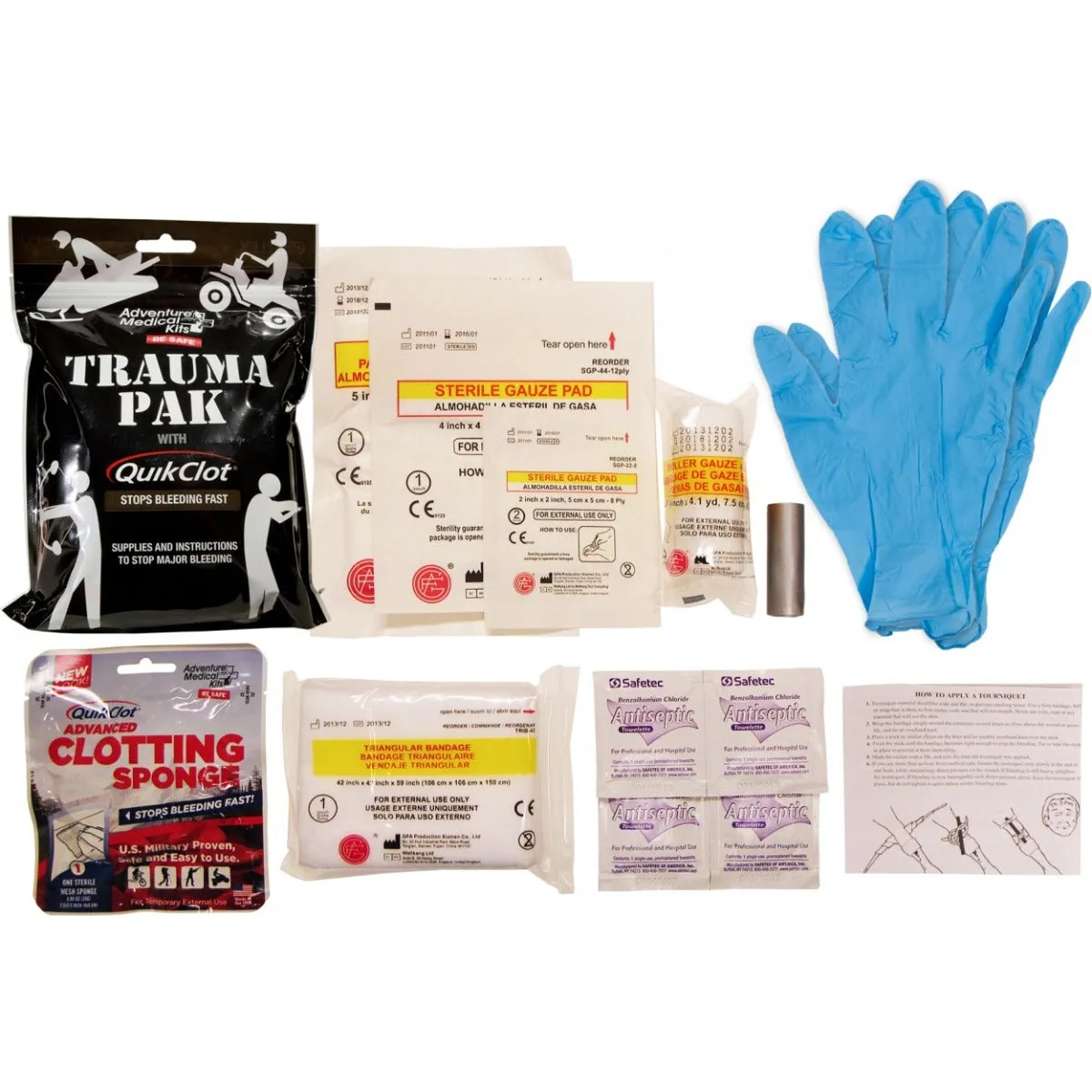 Trauma Pak with QuikClot