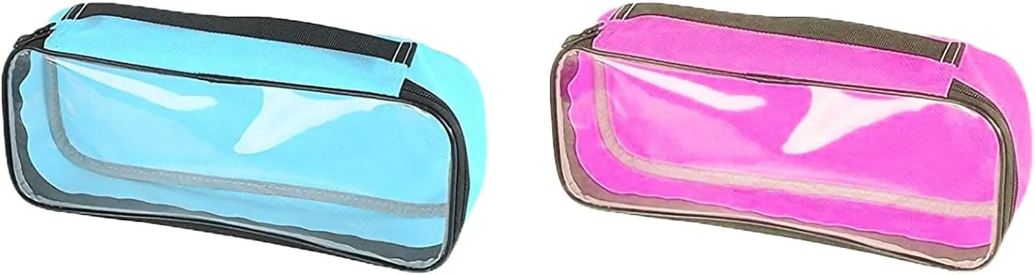 Travel Bag for Lifevac Home Kit Travel Kit First Aid Kit Accessory Pouches - Zippered Bag/Transparent Window - Set of 2