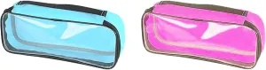 Travel Bag for Lifevac Home Kit Travel Kit First Aid Kit Accessory Pouches - Zippered Bag/Transparent Window - Set of 2