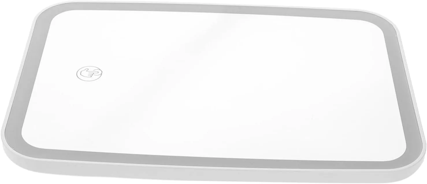 Travel Makeup Mirror Led Light Compact Foldable Rechargeable Perfect for Vanity Desk Bathroom