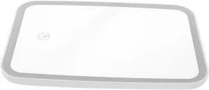 Travel Makeup Mirror Led Light Compact Foldable Rechargeable Perfect for Vanity Desk Bathroom