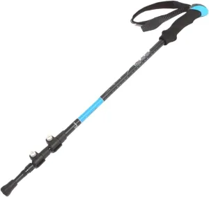 Travel Trekking Pole Trekking Pole Telescopic Walking Stick with Ergonomic Handle Portable Hiking Pole for Outdoor Outdoor Activities(Blue)