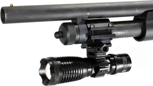 Trinity 1500 lumens led Tactical Flashlight with Mount for 20 Gauge Shotguns blk_AB