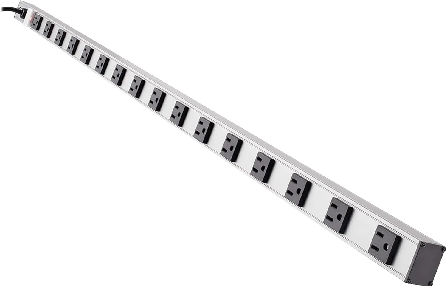 Tripp Lite 16 Outlet Bench & Cabinet Power Strip, 48 in. Length, 15ft Cord with 5-15P Plug, (PS4816) Black