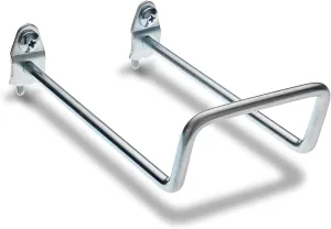 Triton Products DuraHook Double Closed End Loop Pegboard Hooks for Wall and Garage Organization - 80 Degree Bend, 5 Inch, Pack of 5