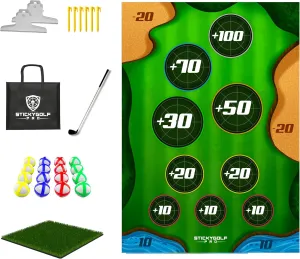 Ultimate Indoor & Outdoor Chipping Game | Fun Golf Game for All Skill Levels | Backyard Party Game | Great for Gift for Golfers