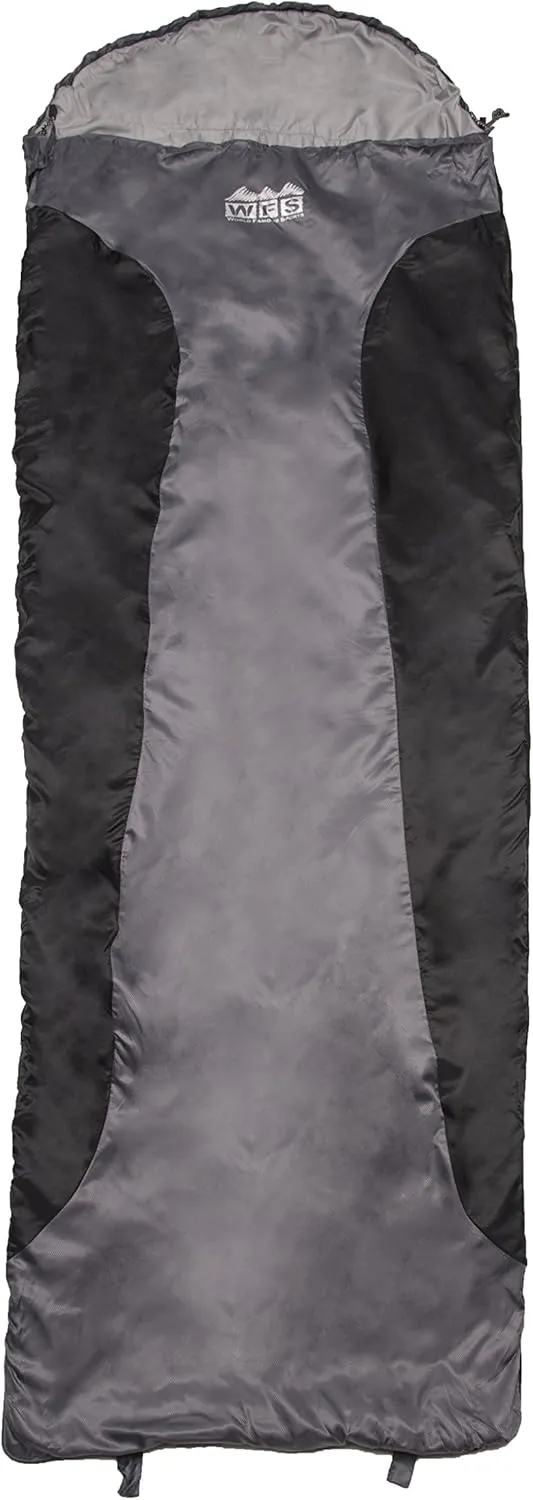 Ultra Lite 40-50 Degree Sleeping Bag or Liner, Black/Grey