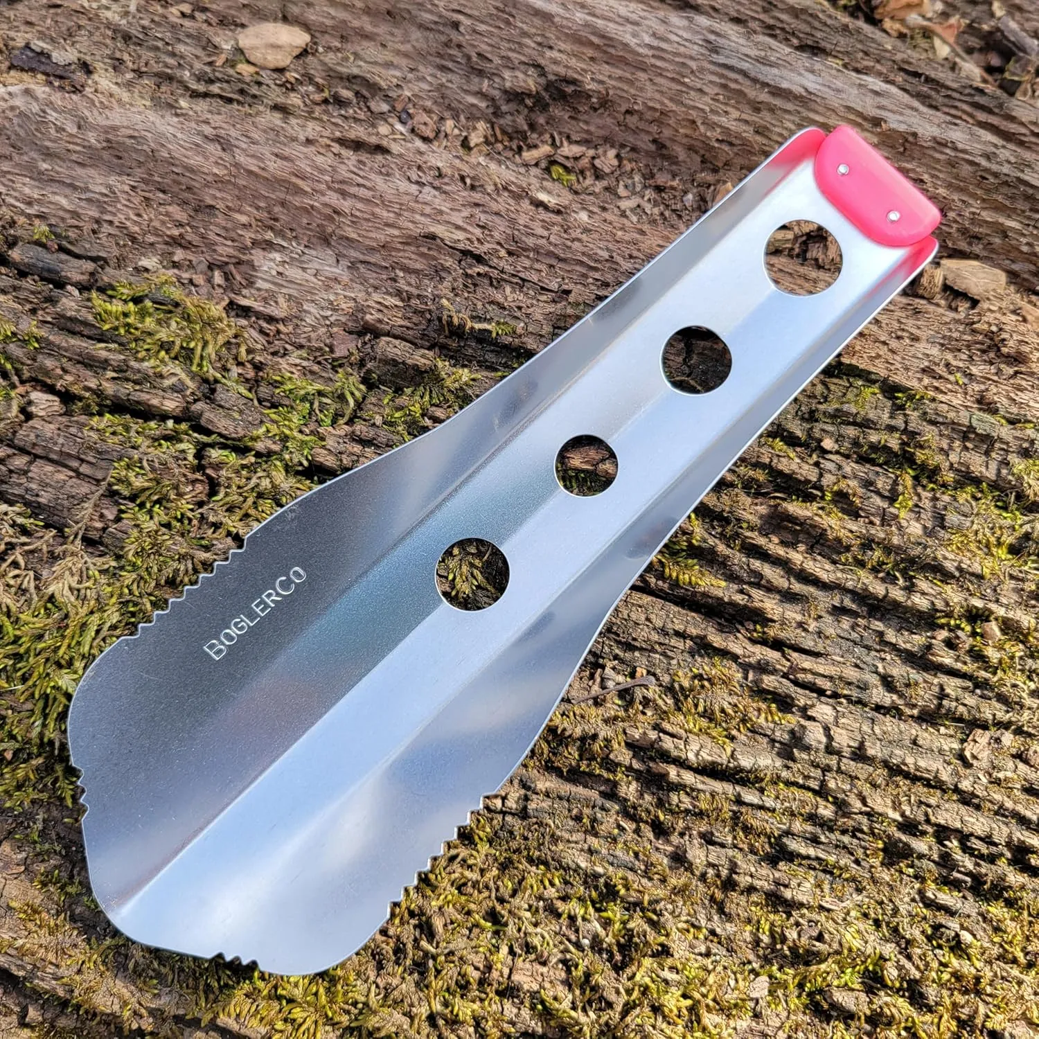 Ultralight Backpacking Trowel, 0.48 oz (13.5g) Pink