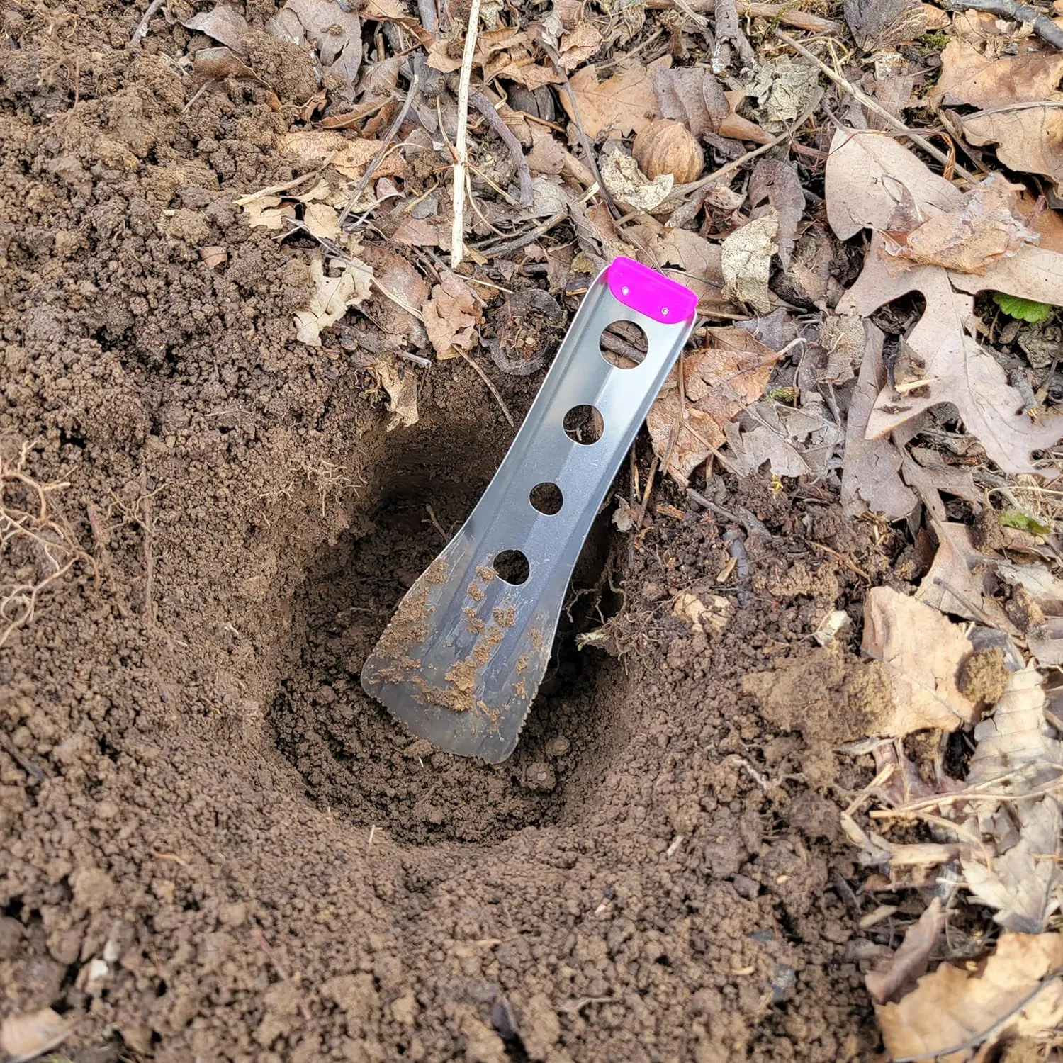 Ultralight Backpacking Trowel, 0.48 oz (13.5g) Purple