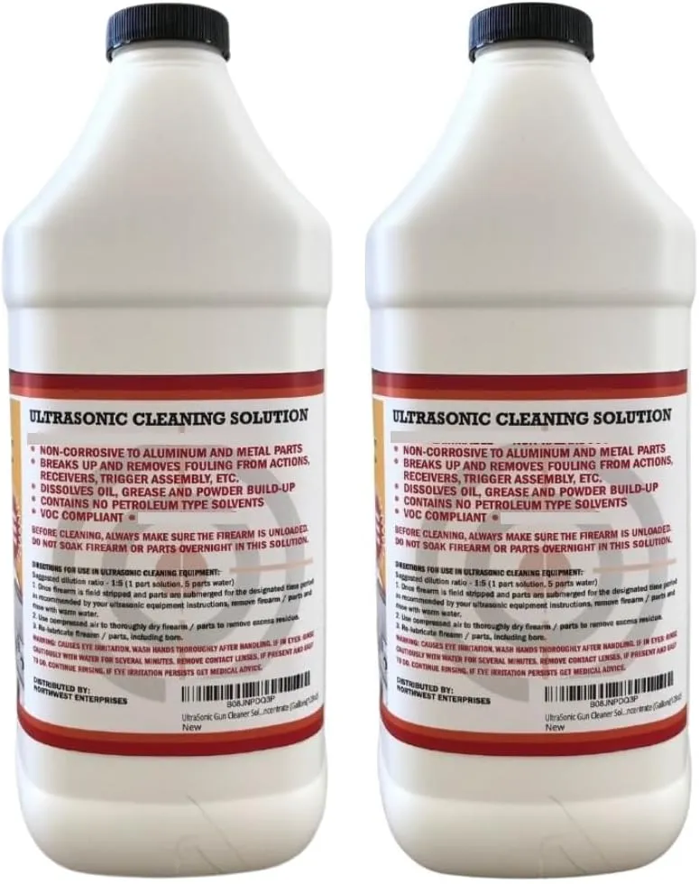 UltraSonic Gun Cleaner Solution for Gun Parts Cleaning, Concentrate