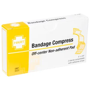 Unitized Kit Refill Bandage Compress First Aid Dressing 3" 2/box