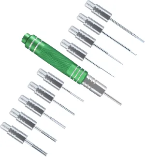Upgraded Pin Extractor Tools with 10pcs Replacement Tips-Terminal Pin Removal Tool Kit Automotive/Computer Repair Pin Release Tools for AMP Delphi Molex Bosch Connector Etc.