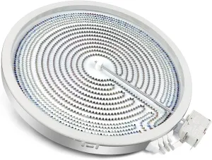Upgraded WB30T10130 Range 12" Dual Haliant/Radiant Surface Element Compatible with GE Electric Stove, 12-inch haliant element, Glass Top Stove Burner Replace AP4344395, PS2321564, AH2321564, 1474216