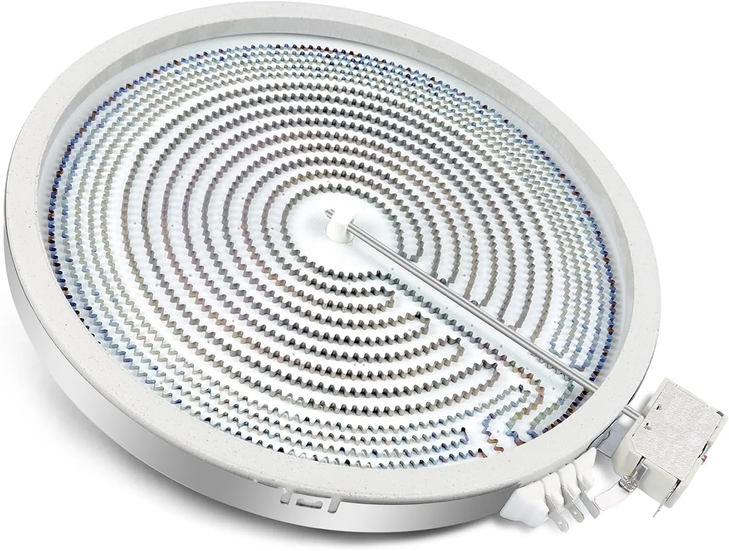 Upgraded WB30T10130 Range 12" Dual Haliant/Radiant Surface Element Compatible with GE Electric Stove, 12-inch haliant element, Glass Top Stove Burner Replace AP4344395, PS2321564, AH2321564, 1474216