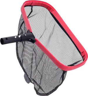 U.S. Pool Supply Professional Heavy Duty 17" Swimming Pool Leaf Skimmer Rake with Deep Net Bag - Strong Aluminum Frame for Faster Cleaning & Easier Debris Pickup and Removal
