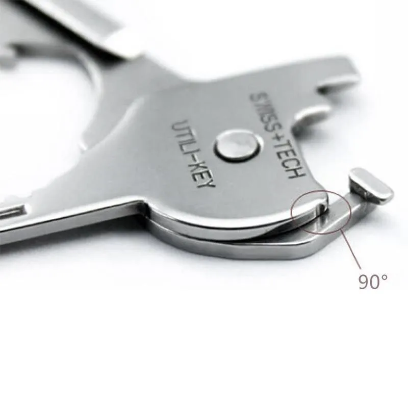 Utili-Key 6 in 1 Key Ring Chain Multi-tool Pocket Knife Screwdriver Swiss Tech