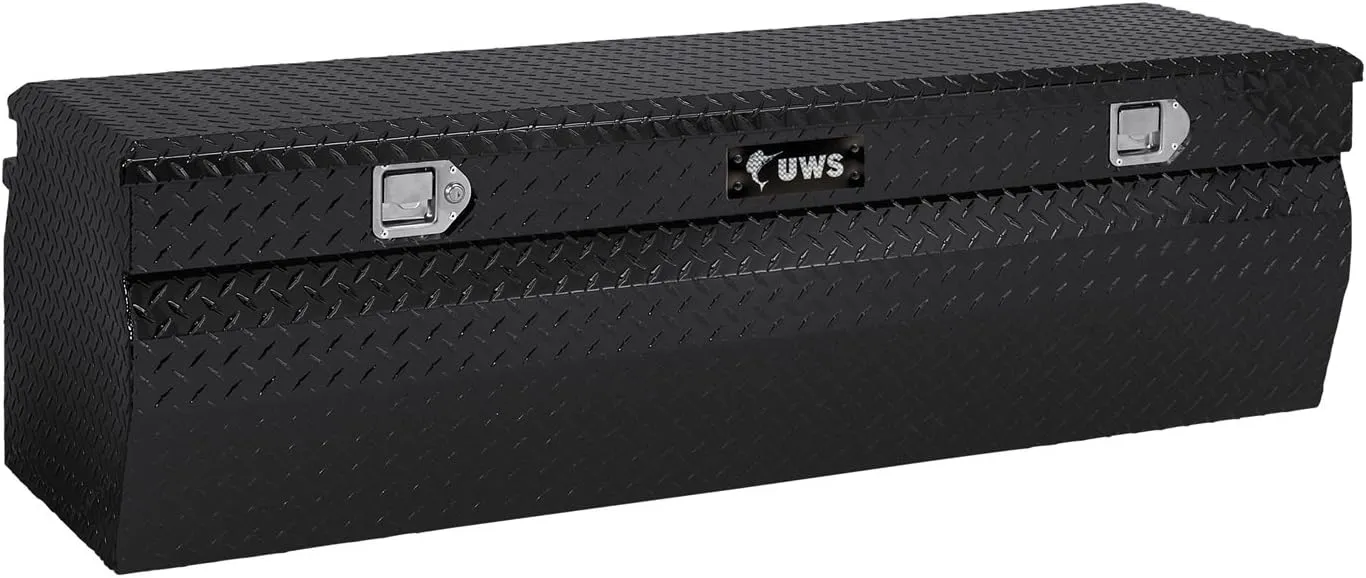 UWS TBC-42-W-BLK 42-Inch. Standard Chest Wedged with Beveled Insulated Lid - Black