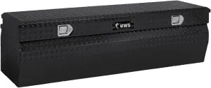 UWS TBC-42-W-BLK 42-Inch. Standard Chest Wedged with Beveled Insulated Lid - Black