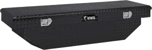 UWS TBS60ABLK Single Lid Angled Black Series Truck Box