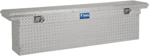UWS TBSD-72-SL-LP 72" Single Lid Slim Line Deep Low Profile Crossover Tool Box with Beveled Insulated Lid