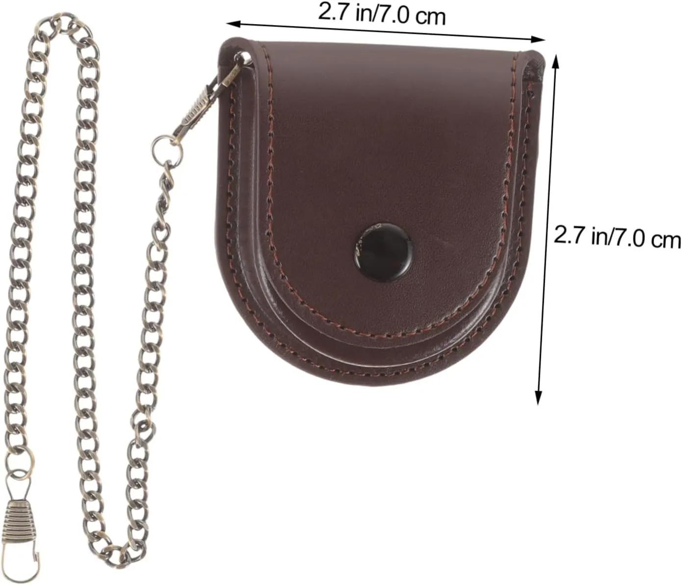 VALICLUD 3pcs Vintage Pocket Watch Pouch Watch Storage Case Pocket Case Chains Portable Pouch