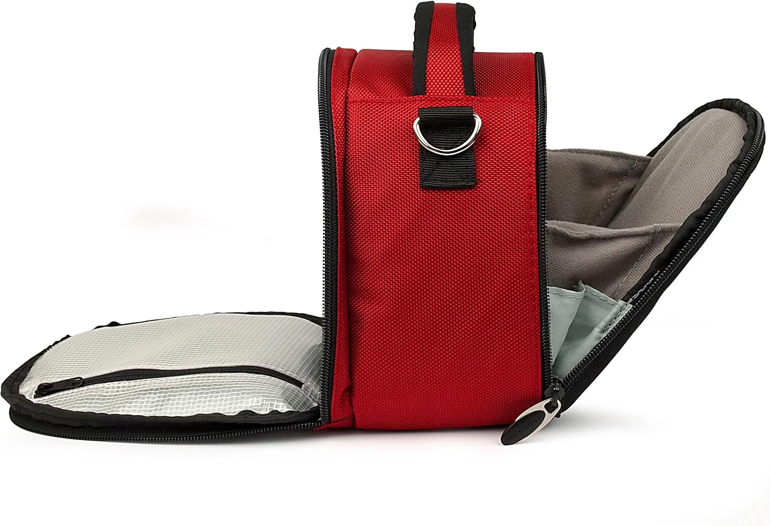 Vangoddy Laurel Fire Red Carrying Case Bag for Leica SL-System, M-System, Q, APS-C System, X, Compact