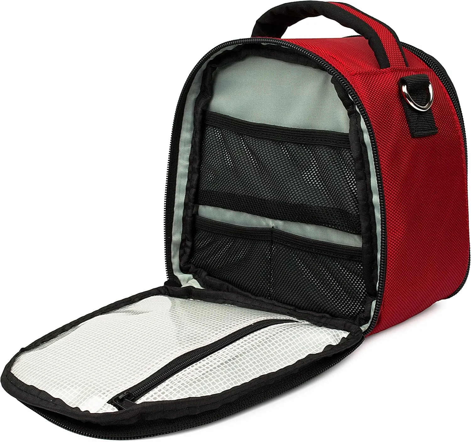 Vangoddy Laurel Fire Red Carrying Case Bag for Leica SL-System, M-System, Q, APS-C System, X, Compact