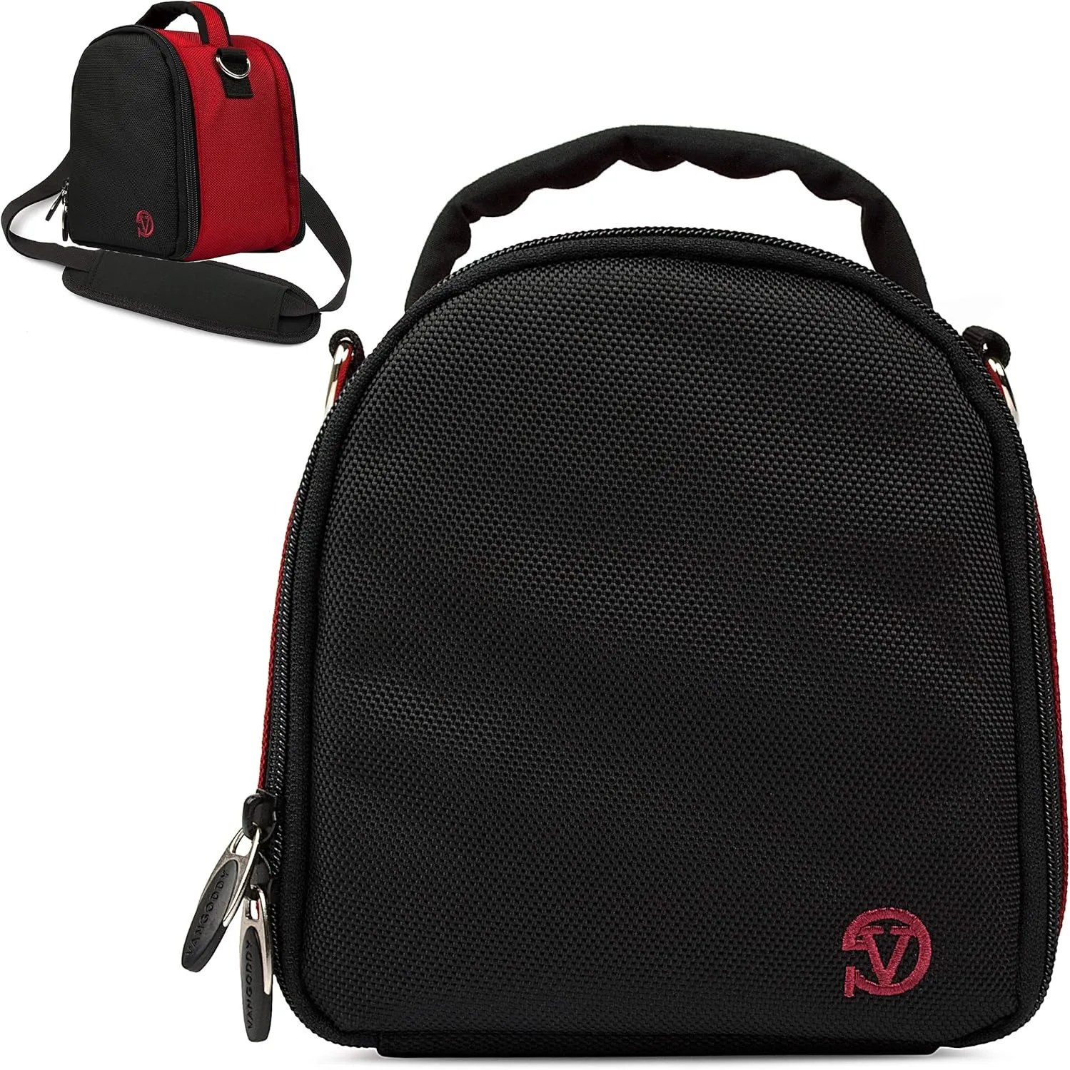 Vangoddy Laurel Fire Red Carrying Case Bag for Leica SL-System, M-System, Q, APS-C System, X, Compact