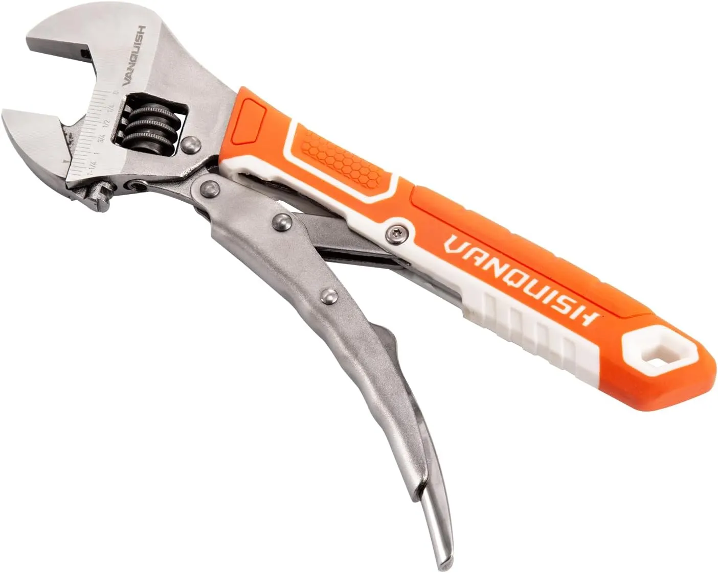 Vanquish 10" Locking Adjustable Wrench Extreme Grip 3160