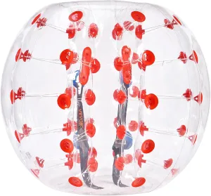 VEVOR Inflatable Bumper Ball, 4FT/5FT Body Sumo Zorb Balls for Teen, 0.8mm Thick PVC Human Hamster Bubble Balls for Outdoor Team Gaming Play, Bumper Bopper Toys for Garden, Yard, Park