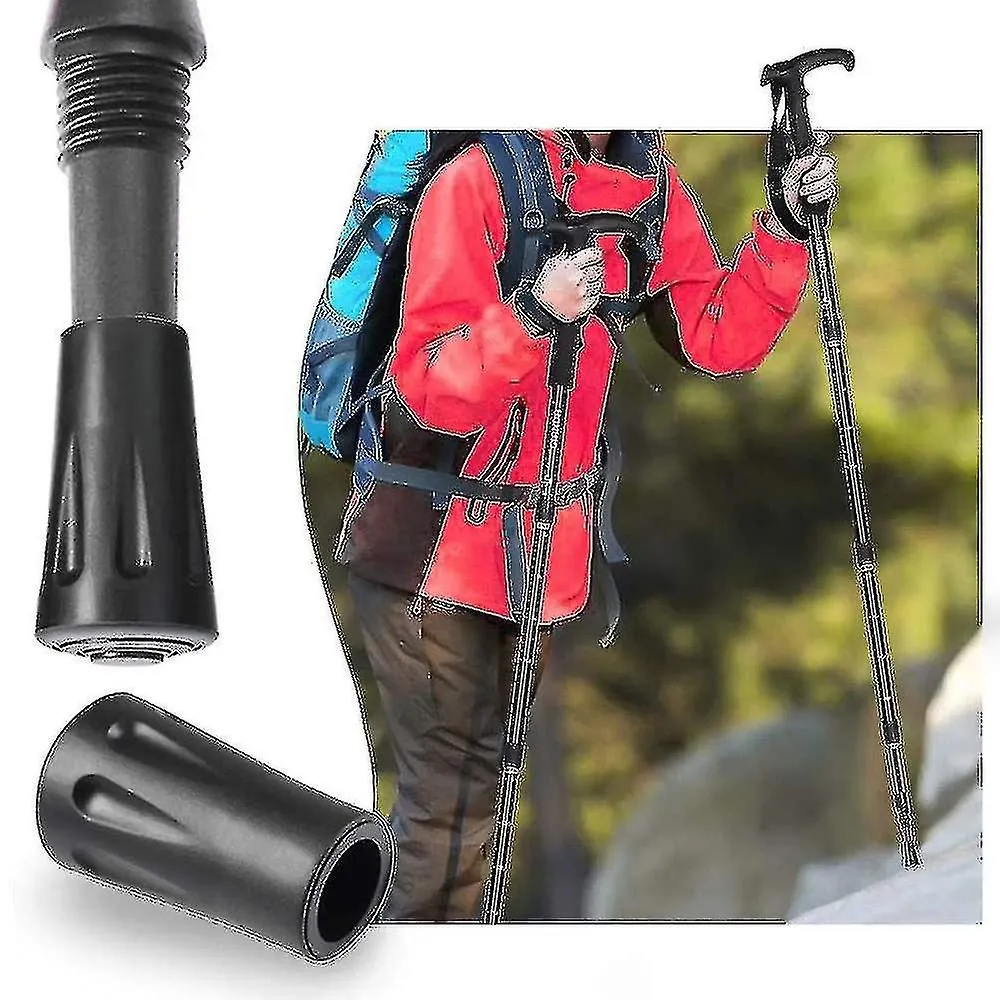 Walking Pole Rubber Tips - 10 Pack Trekking Pole Tip Protectors